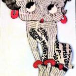 BETTY BOOP    tecnica mista su cartone e polionda       NON DISPONIBILE 