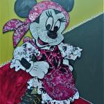 MINNIE ANN BONNY tecnica mista su cartone    40 x 50 cm 