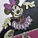 MINNIE BALLERINA  tecnica mista su cartone    30 X 40cm    NON DISPONIBILE  
