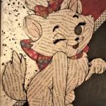 MINOU  tecnica mista  su cartone     30 X 40 cm   NON DISPONIBILE