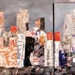 CIELO  GRIGIO SU CHICAGO   tecnica mista su compensato   62 x44 cm anno 2012  NON DISPONIBILE