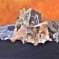 FORTEZZA IN SICILIA   tecnica mista su cartone telato  43 x33 cm anno 2012 