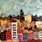GREENWICH  VILLAGE   tecnica mista su mdf   33x23 cm  anno 2012   NON DISPONIBILE