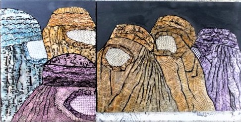 AFGHANISTAN-QUALE FUTURO   tecnica mista su compensato  75x43 cm 2013