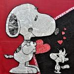 AMORE!!!! tecnica mista su cartone  30 x 30 cm  NON DISPONIBILE 