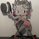 BETTY BOOP   scultura in polistirolo espanso    120 x 140 cm 