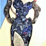 JESSICA RABBIT tecnica mista  su polistirene     80 x 180 cm 