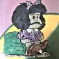 MAFALDA SCONSOLATA   tecnica mista su cartone   30 x 30 cm NON DISPONIBILE 