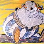 OBELIX  tecnica mista su polistirene NON DISPONIBILE 