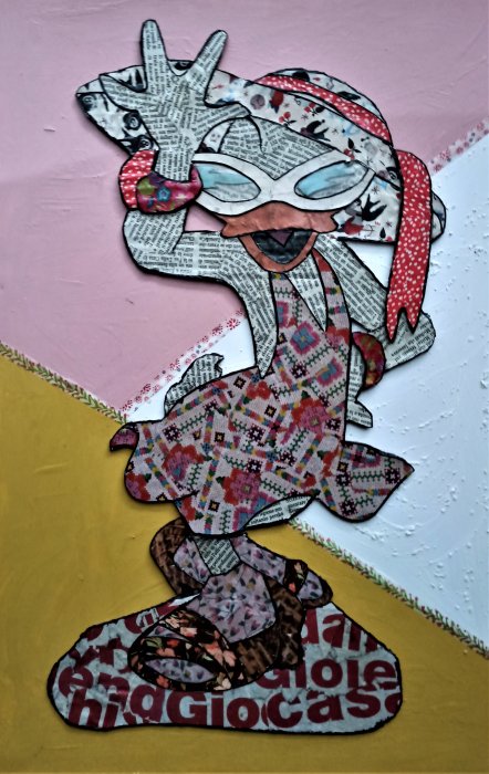 PAPER LINA tecnica mista su  cartone e depron 