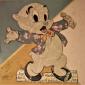 PORKY PIG  tecnica mista su cartone  NON DISPONIBILE 