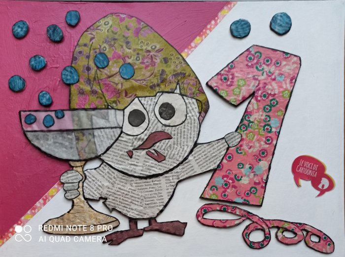 PREMIO LE VOCI DI CARTOONIA 2021     40 x 30 cm  NON DISPONIBILE 