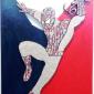 SPIDERMAN  tecnica mista su polistirene  NON DISPONIBILE 