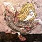 TAKE A BOWL  tecnica mista su cartone    70 x 70 cm 