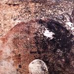 LA FORMICA SULLA LUNA   cera molle acquatinta      lastra di alluminio 