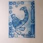 Paperotto     Collagraph -      stampa su carta murillo 35 x 25 - 2011